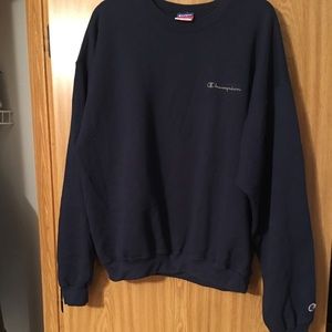 Champion Sweaters - Vintage Champion Crewneck Sweater Cursive Logo XL Champion Sweaters - Vintage Champion Crewneck Sweater Cursive Logo XL